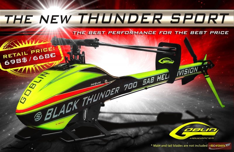 [YENI] : SAB Goblin 700 Thunder Sport